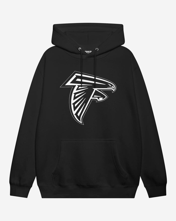 Atlanta Falcons White Logo Hoodie FOCO S - FOCO.com