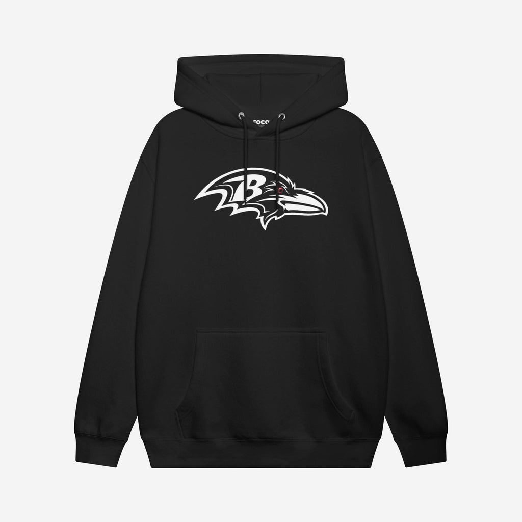 Baltimore Ravens White Logo Hoodie FOCO S - FOCO.com