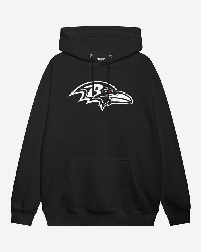 Baltimore Ravens White Logo Hoodie FOCO S - FOCO.com