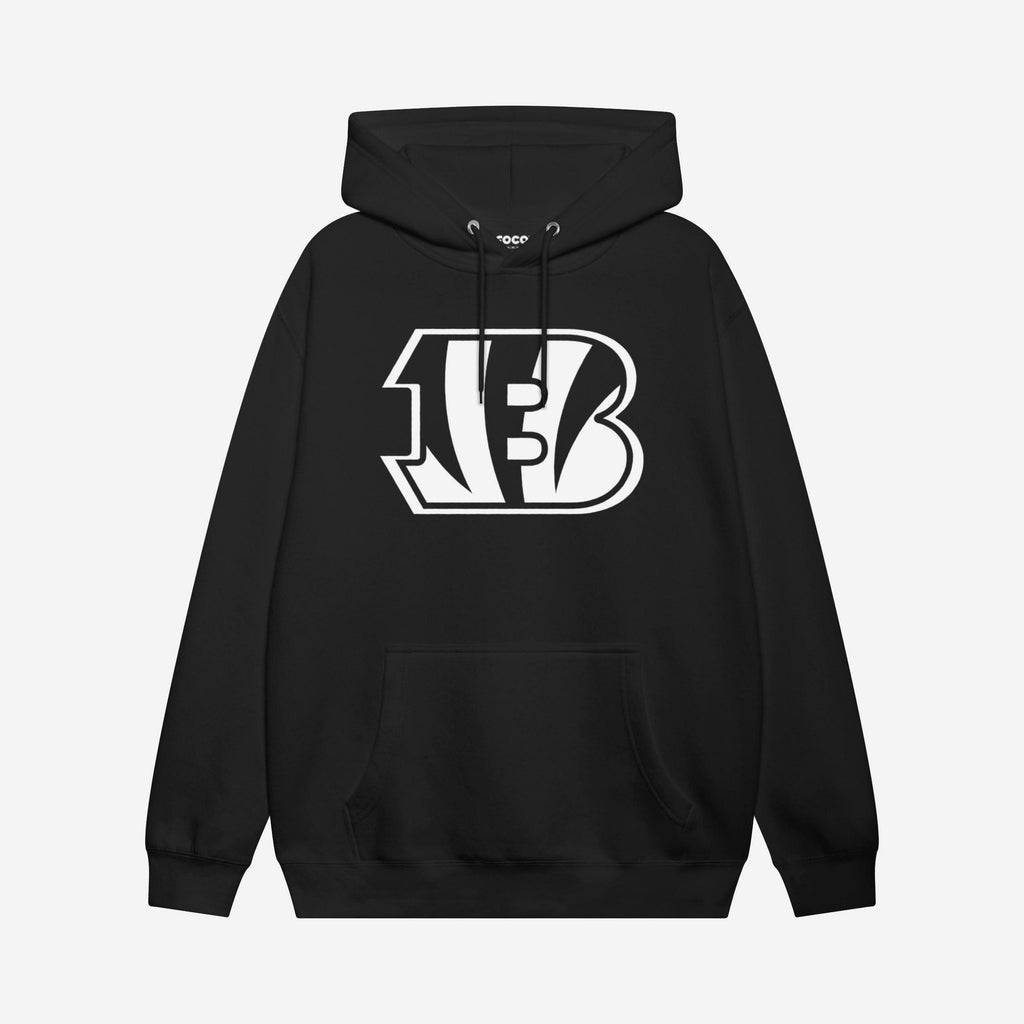 Cincinnati Bengals White Logo Hoodie FOCO S - FOCO.com
