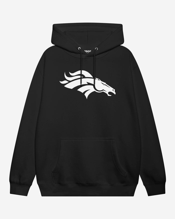 Denver Broncos White Logo Hoodie FOCO S - FOCO.com