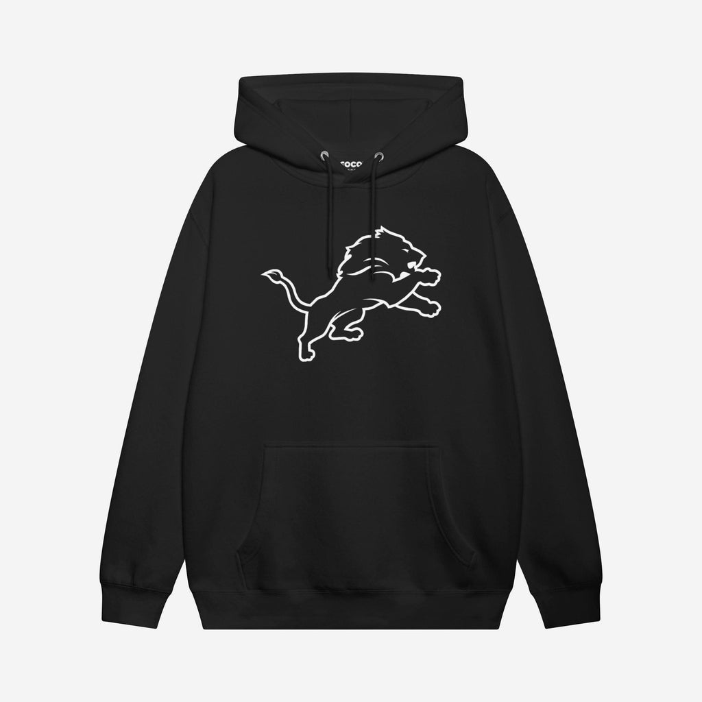 Detroit Lions White Logo Hoodie FOCO S - FOCO.com