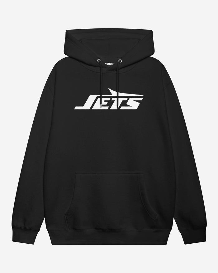 New York Jets White Logo Hoodie FOCO S - FOCO.com