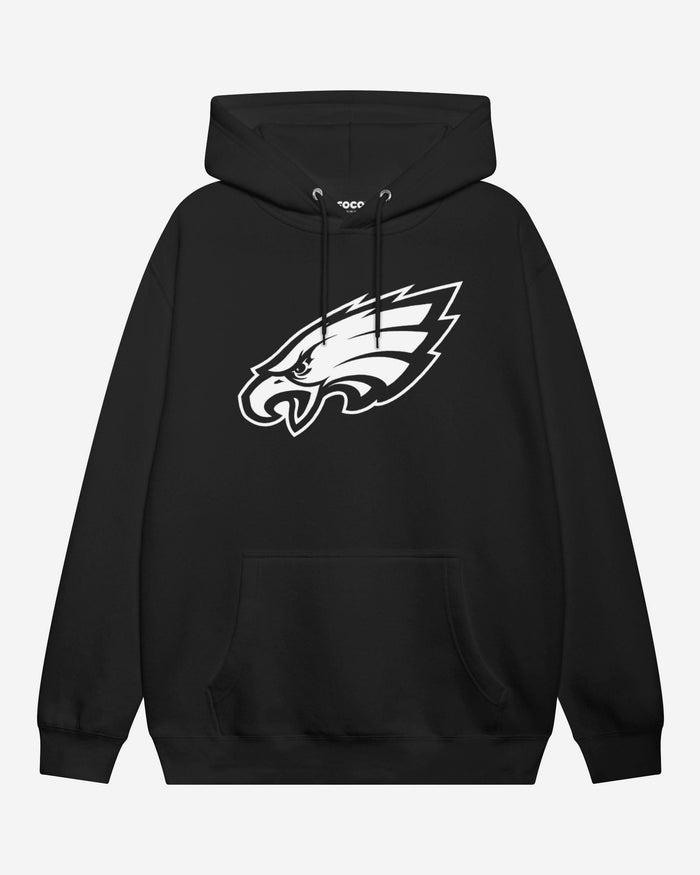 Philadelphia Eagles White Logo Hoodie FOCO S - FOCO.com
