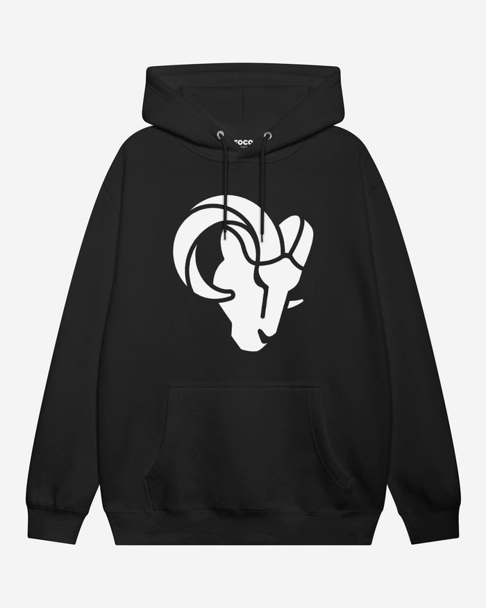 Los Angeles Rams White Logo Hoodie FOCO S - FOCO.com