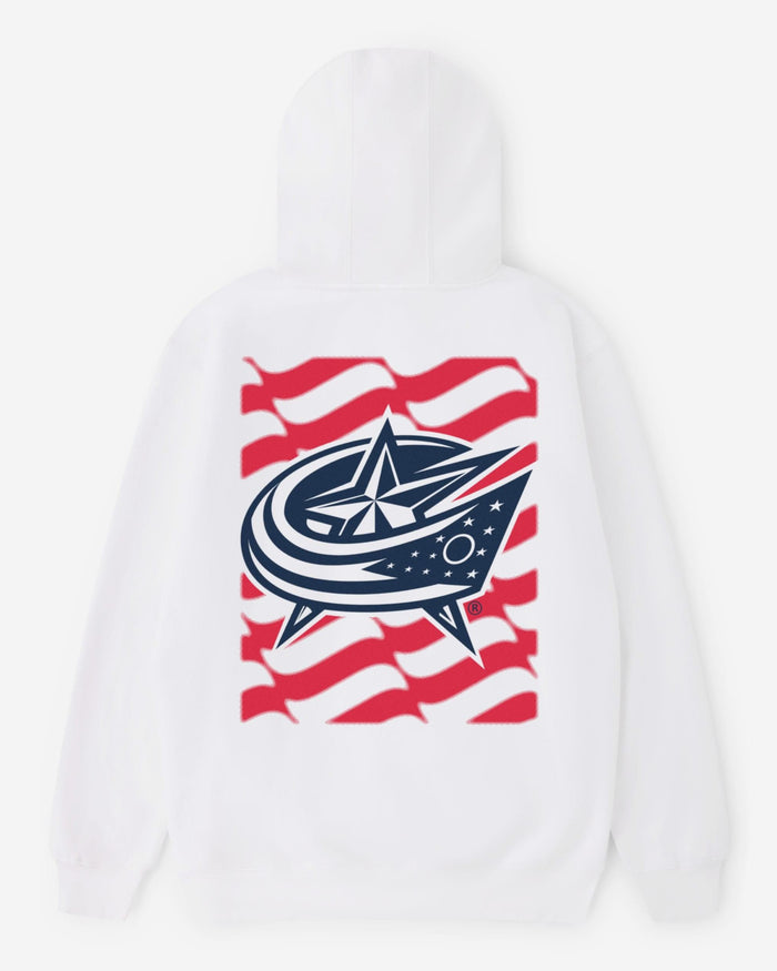 Columbus Blue Jackets American Heritage Hoodie FOCO S - FOCO.com