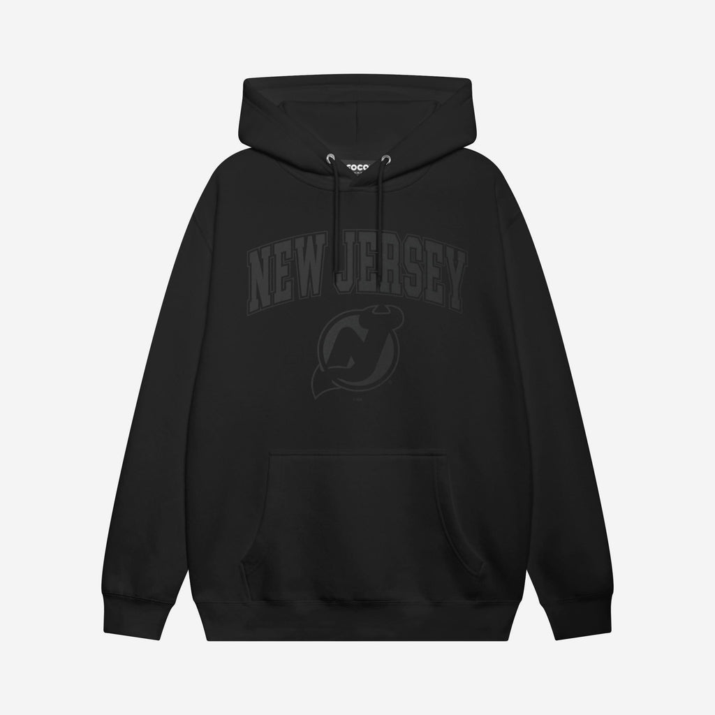 New Jersey Devils Blackout Hoodie FOCO S - FOCO.com