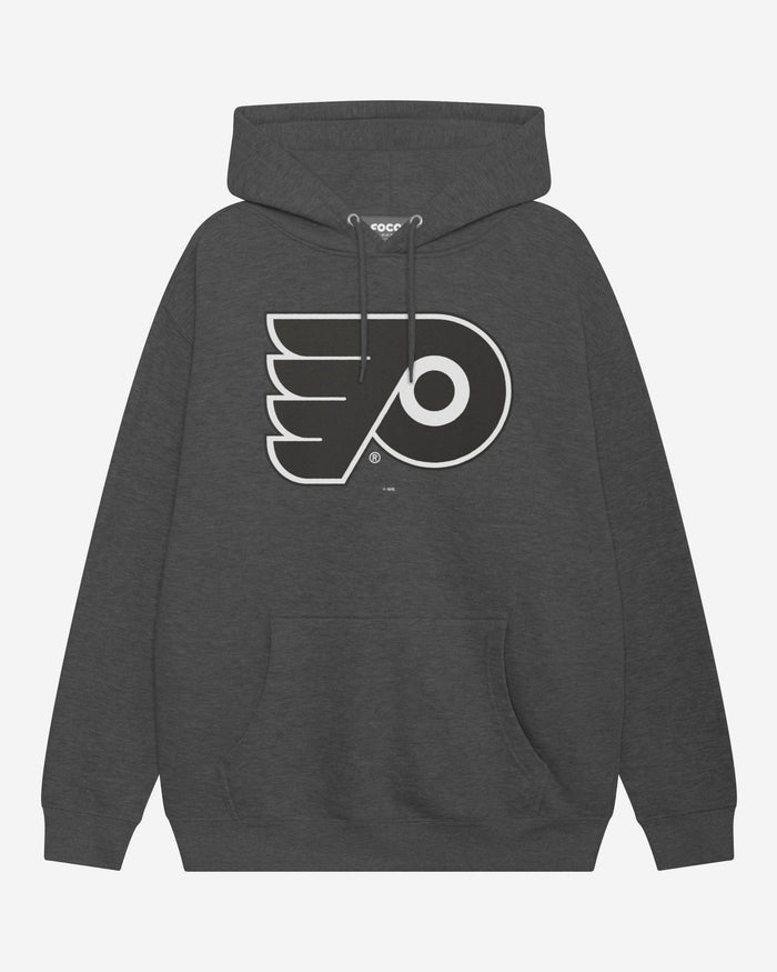 Philadelphia Flyers Black & White Primary Logo Hoodie FOCO S - FOCO.com