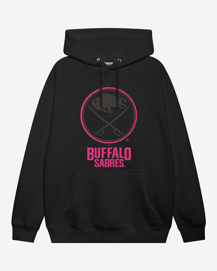 Buffalo Sabres Highlight Reel Hoodie FOCO Black/Neon Pink S - FOCO.com