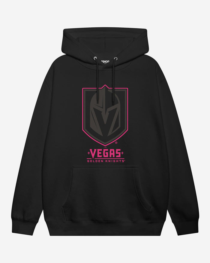 Vegas Golden Knights Highlight Reel Hoodie FOCO Black/Neon Pink S - FOCO.com