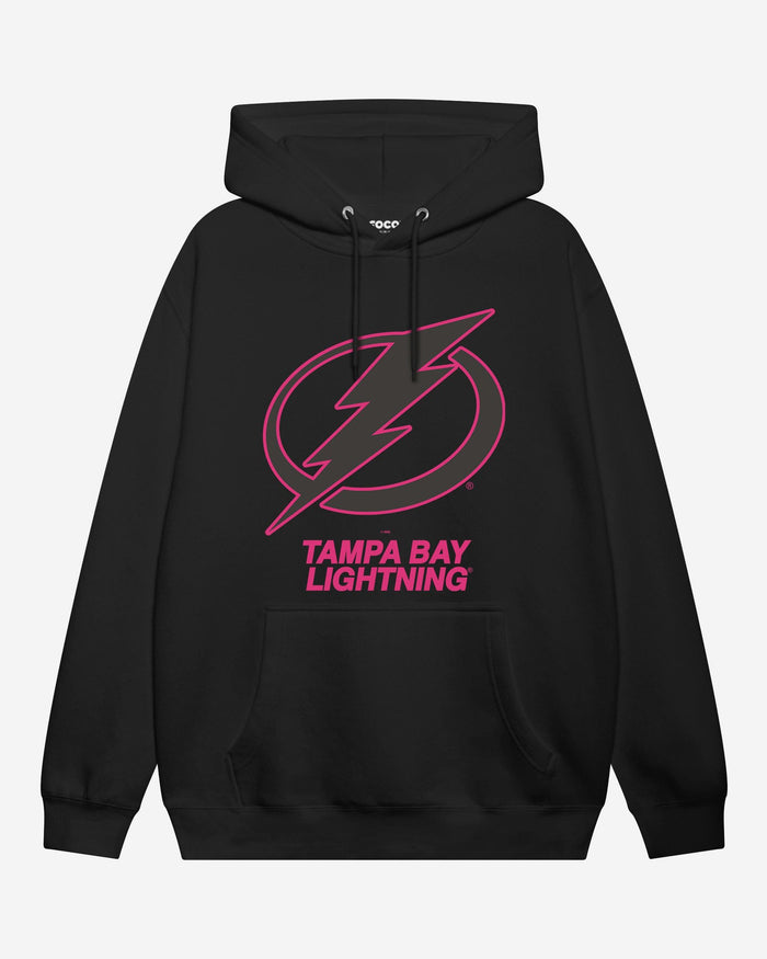 Tampa Bay Lightning Highlight Reel Hoodie FOCO Black/Neon Pink S - FOCO.com