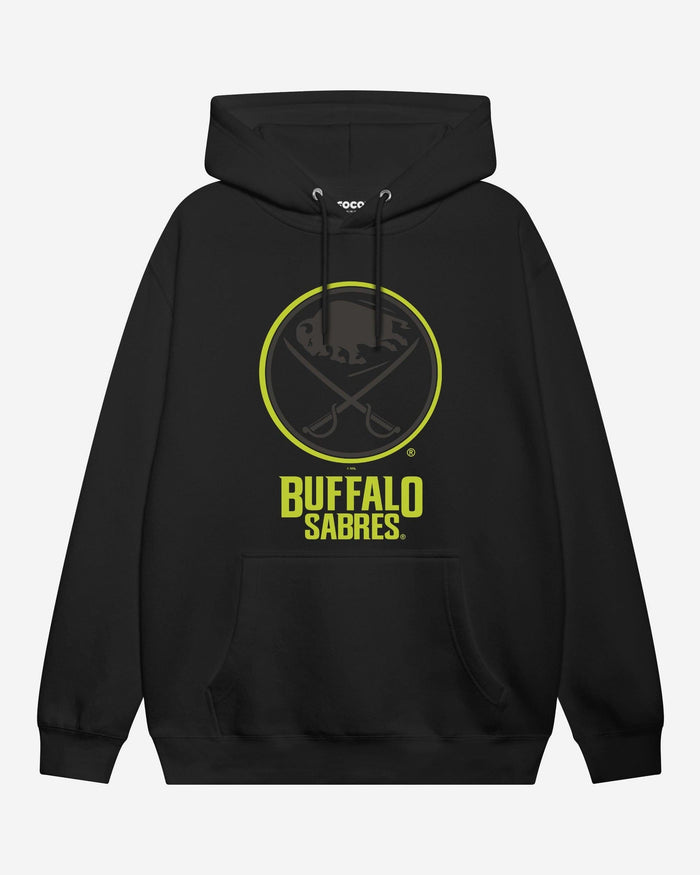 Buffalo Sabres Highlight Reel Hoodie FOCO Black/Volt S - FOCO.com