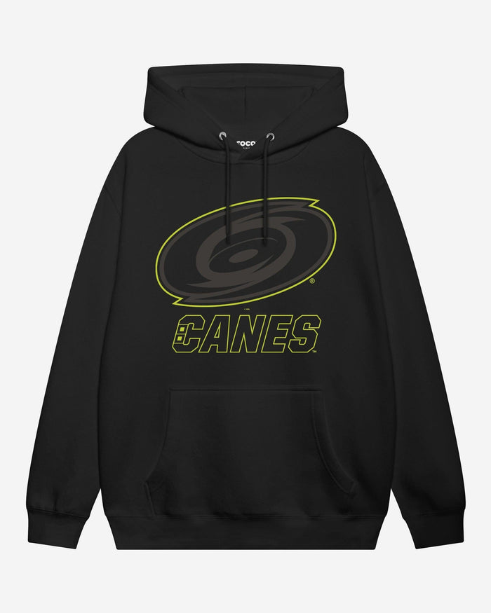 Carolina Hurricanes Highlight Reel Hoodie FOCO Black/Volt S - FOCO.com