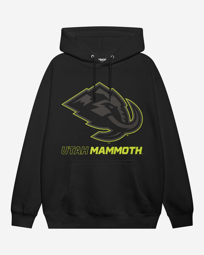 Utah Mammoth Highlight Reel Hoodie FOCO Black/Volt S - FOCO.com