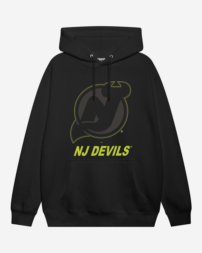 New Jersey Devils Highlight Reel Hoodie FOCO Black/Volt S - FOCO.com