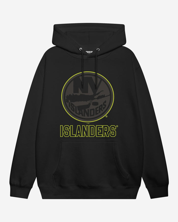 New York Islanders Highlight Reel Hoodie FOCO Black/Volt S - FOCO.com