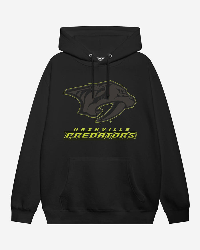 Nashville Predators Highlight Reel Hoodie FOCO Black/Volt S - FOCO.com