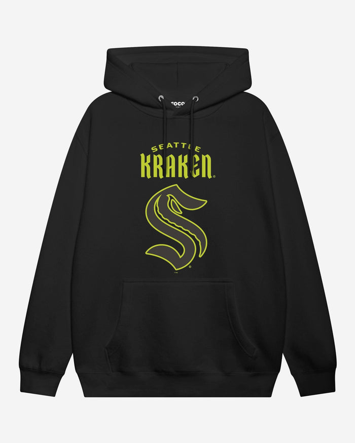 Seattle Kraken Highlight Reel Hoodie FOCO Black/Volt S - FOCO.com