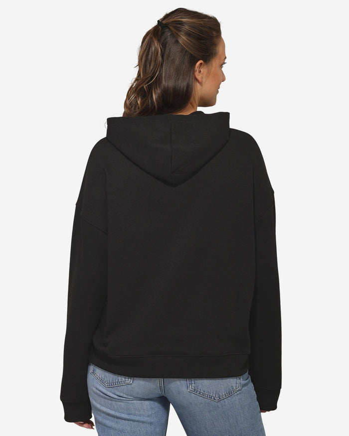 Pittsburgh Steelers Womens Rhinestone Logo Oversized Hoodie FOCO S - FOCO.com