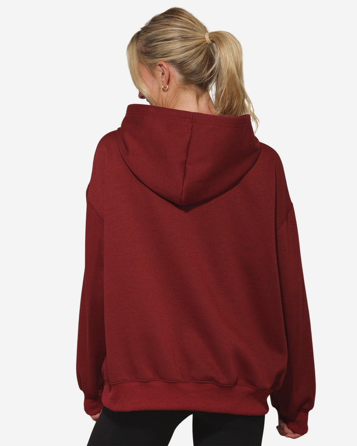 Washington Commanders Womens Rhinestone Logo Oversized Hoodie FOCO S - FOCO.com