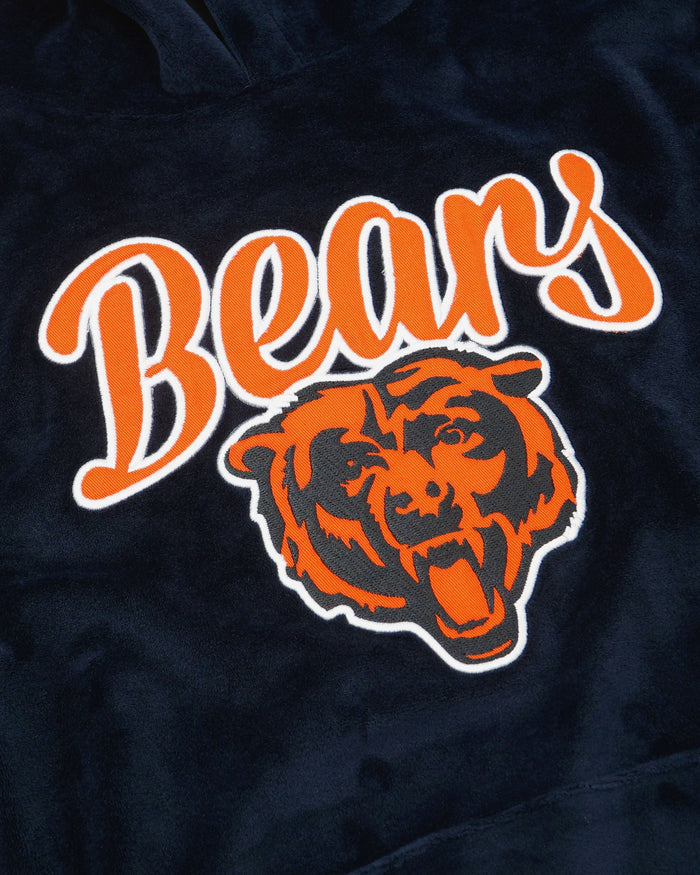 Chicago Bears Womens Velour Hooded Sweatshirt FOCO - FOCO.com