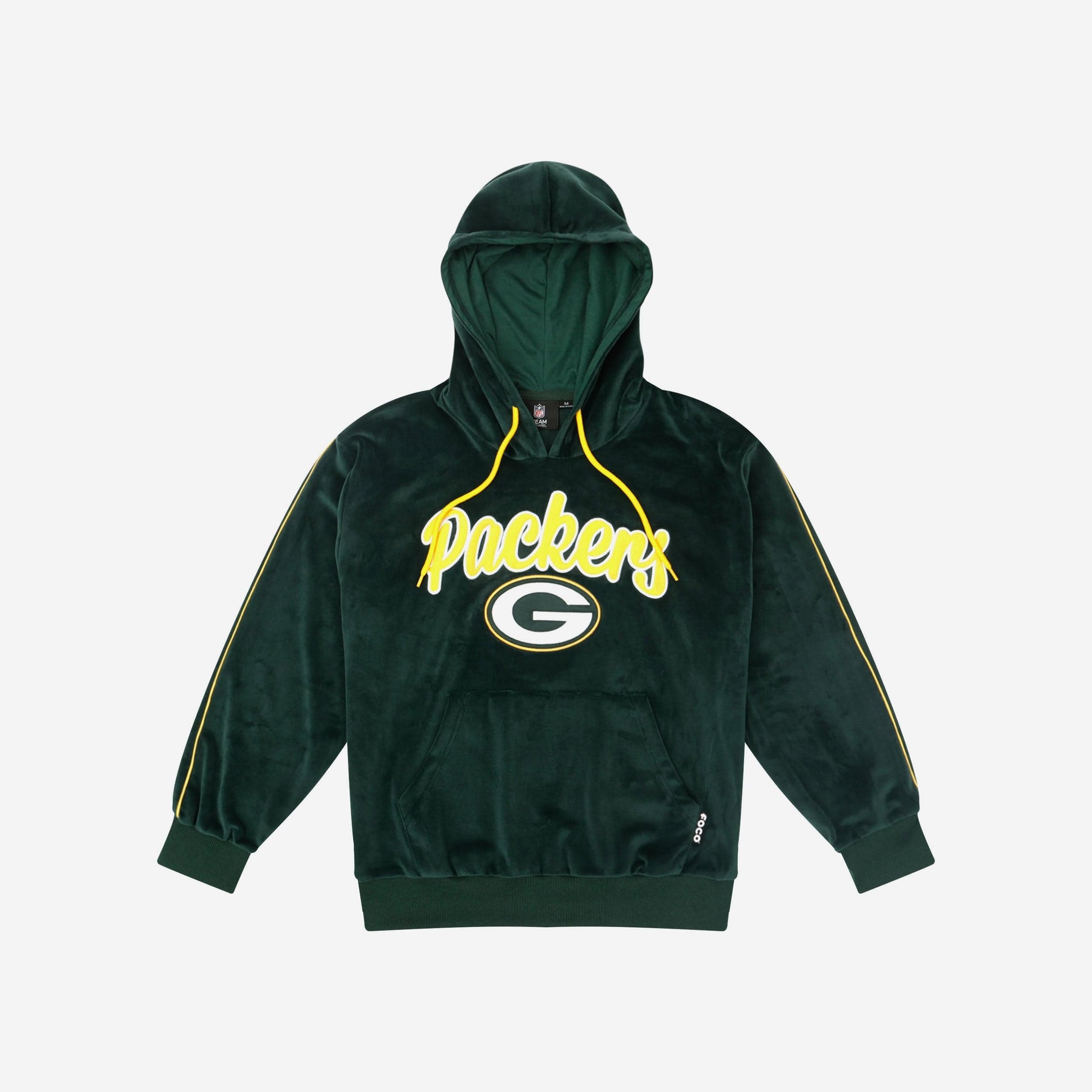 Green Bay Packers Womens Velour Hooded Sweatshirt, Size: L Green Bay Packers Womens Velour Hooded Sweatshirt, Size: L