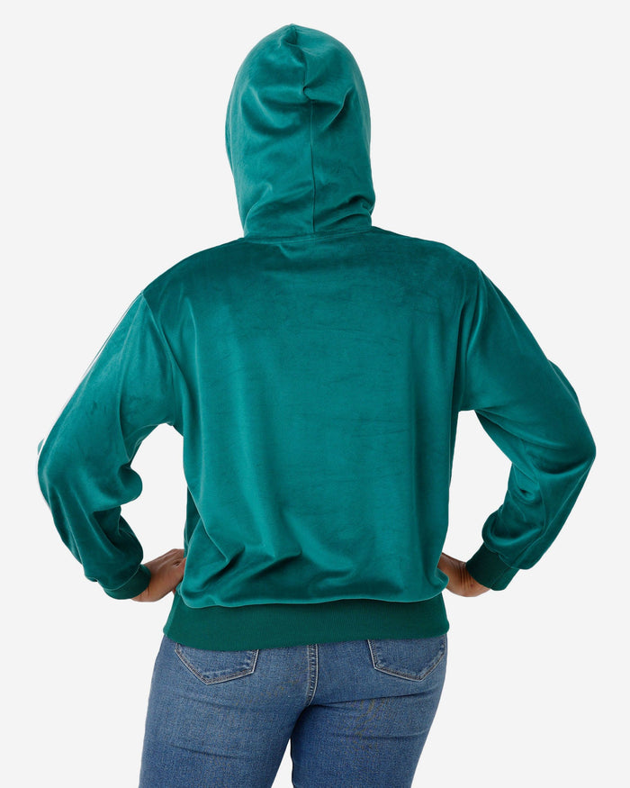 New York Jets 2019 Retro Womens Velour Hooded Sweatshirt FOCO - FOCO.com