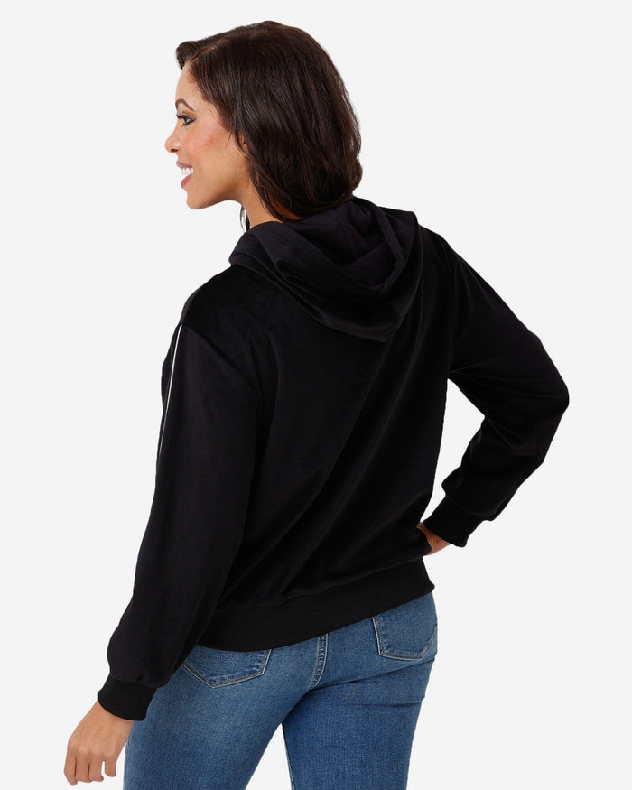 Las Vegas Raiders Womens Velour Hooded Sweatshirt FOCO - FOCO.com
