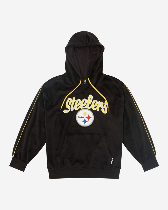 Pittsburgh Steelers Womens Velour Hooded Sweatshirt FOCO - FOCO.com