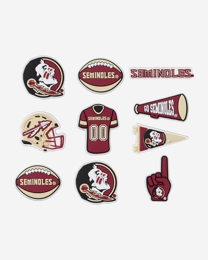 Fsu Charm Florida State Seminoles 10 Pack Team Clog Charms FOCO