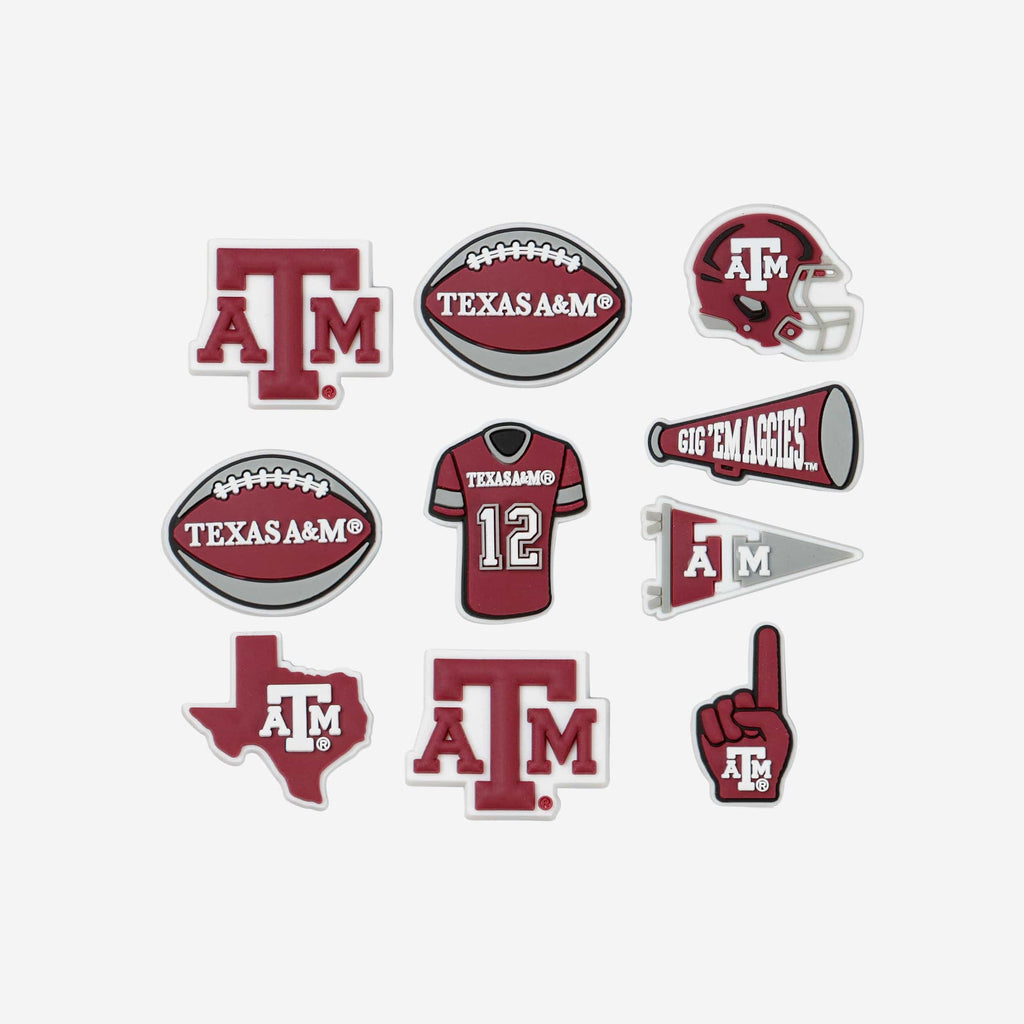 Texas A&M Aggies 10 Pack Team Clog Charms FOCO - FOCO.com