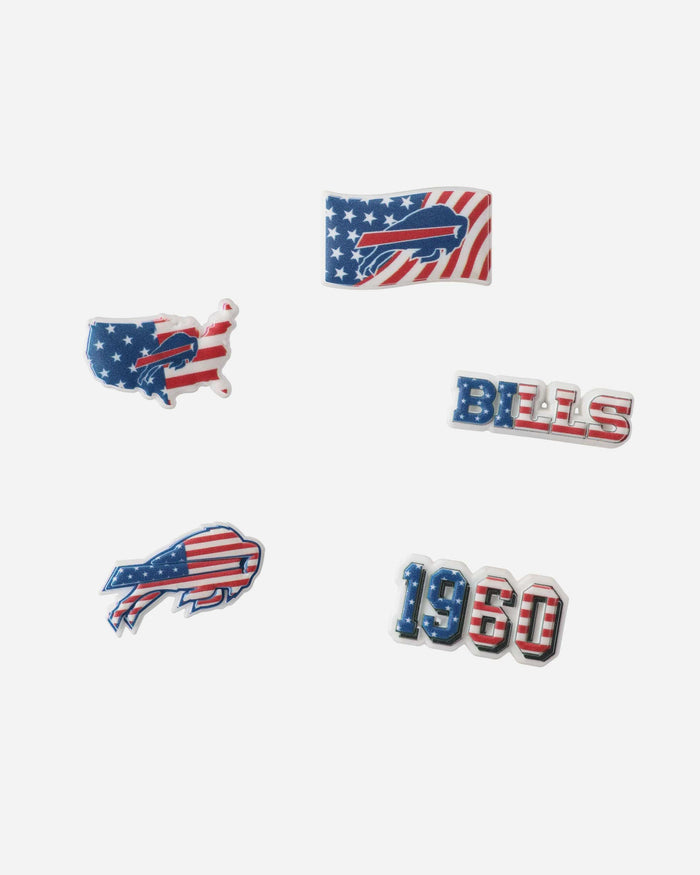 Buffalo Bills Americana 5 Pack Team Clog Charms FOCO - FOCO.com