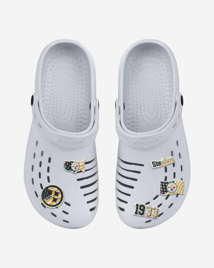 Pittsburgh Steelers Americana 5 Pack Team Clog Charms FOCO - FOCO.com