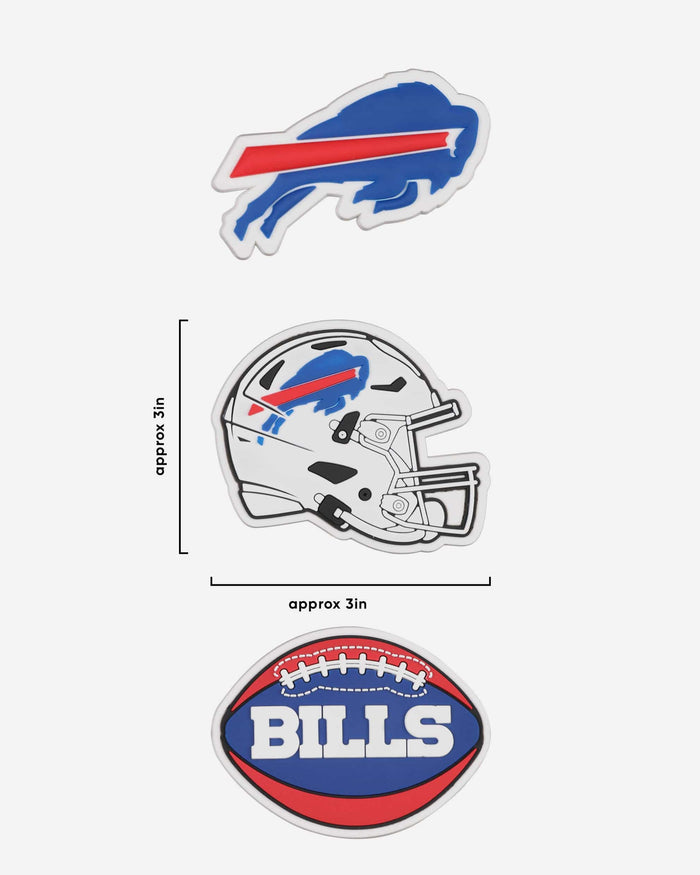 Buffalo Bills 3 Pack Tailgate Tote Charms FOCO - FOCO.com