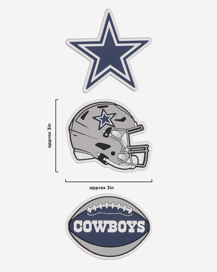 Dallas Cowboys 3 Pack Tailgate Tote Charms FOCO - FOCO.com