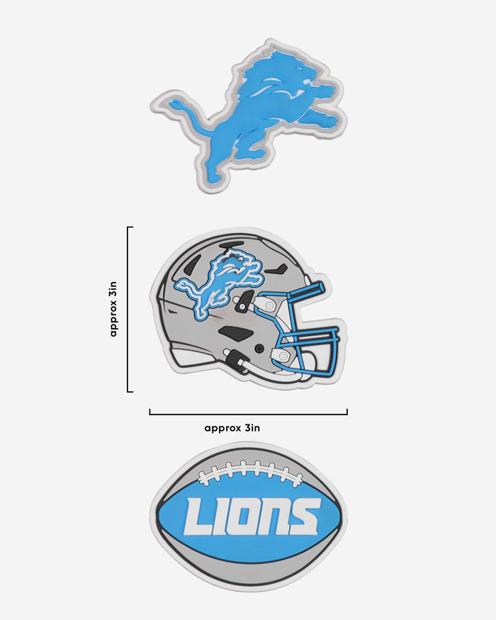 Detroit Lions 3 Pack Tailgate Tote Charms FOCO - FOCO.com