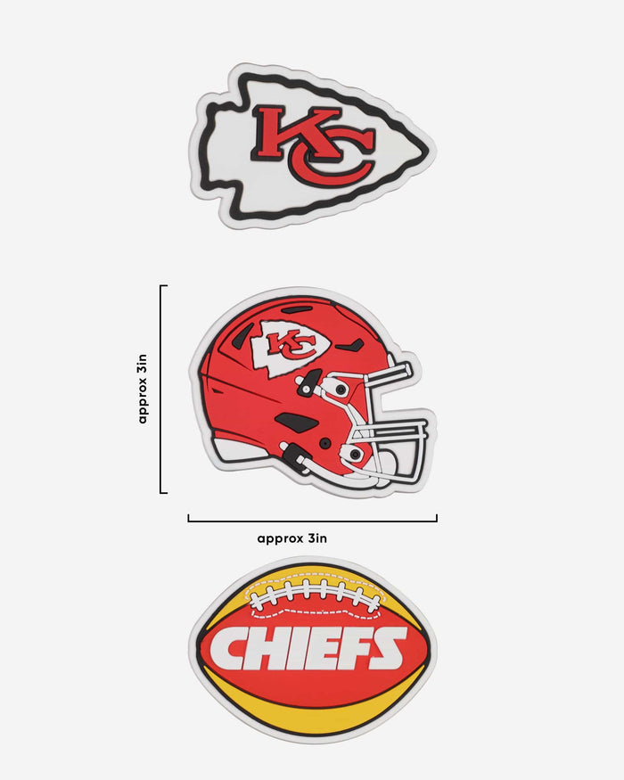 Kansas City Chiefs 3 Pack Tailgate Tote Charms FOCO - FOCO.com