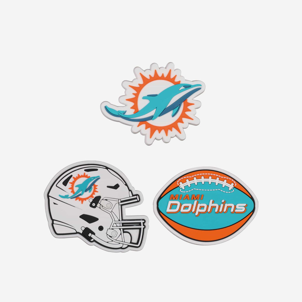 Miami Dolphins 3 Pack Tailgate Tote Charms FOCO - FOCO.com