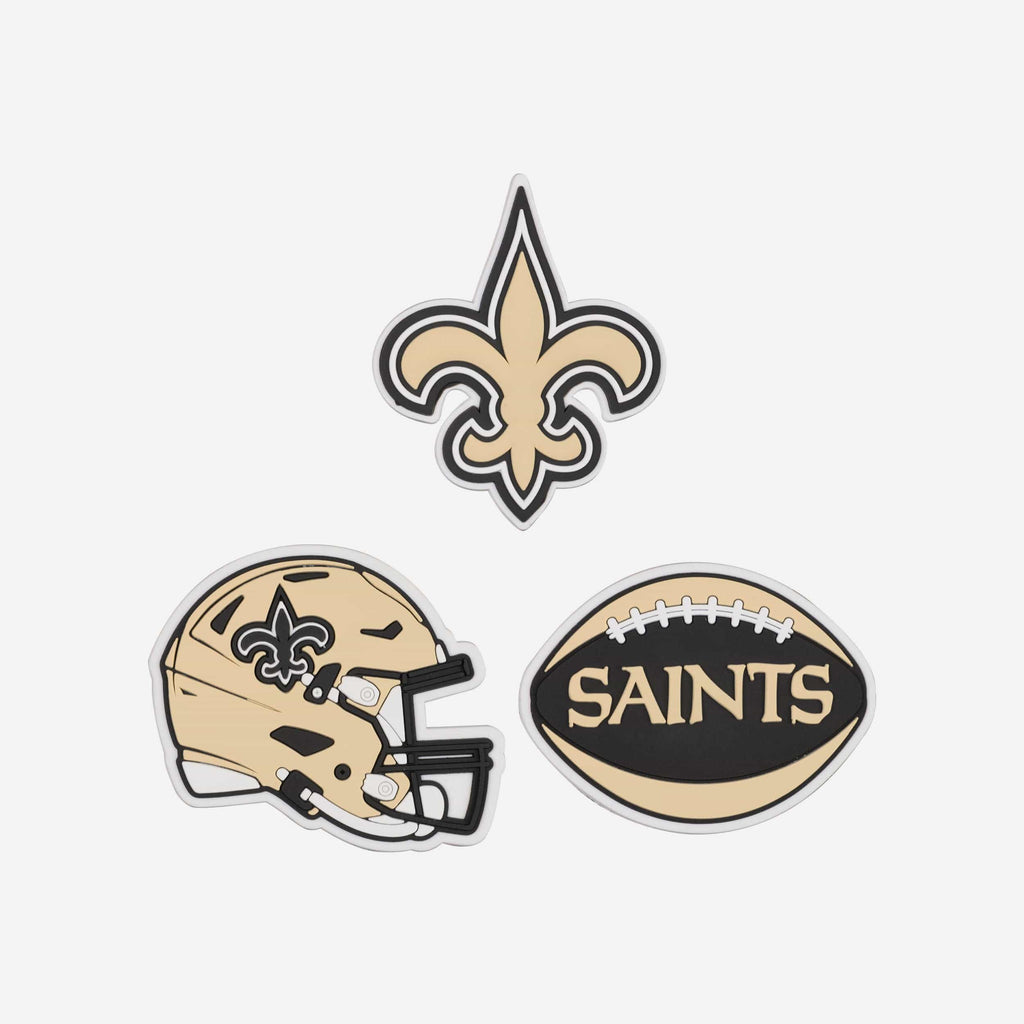New Orleans Saints 3 Pack Tailgate Tote Charms FOCO - FOCO.com
