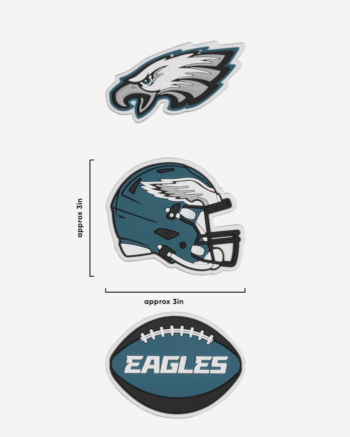 Philadelphia Eagles 3 Pack Tailgate Tote Charms FOCO - FOCO.com