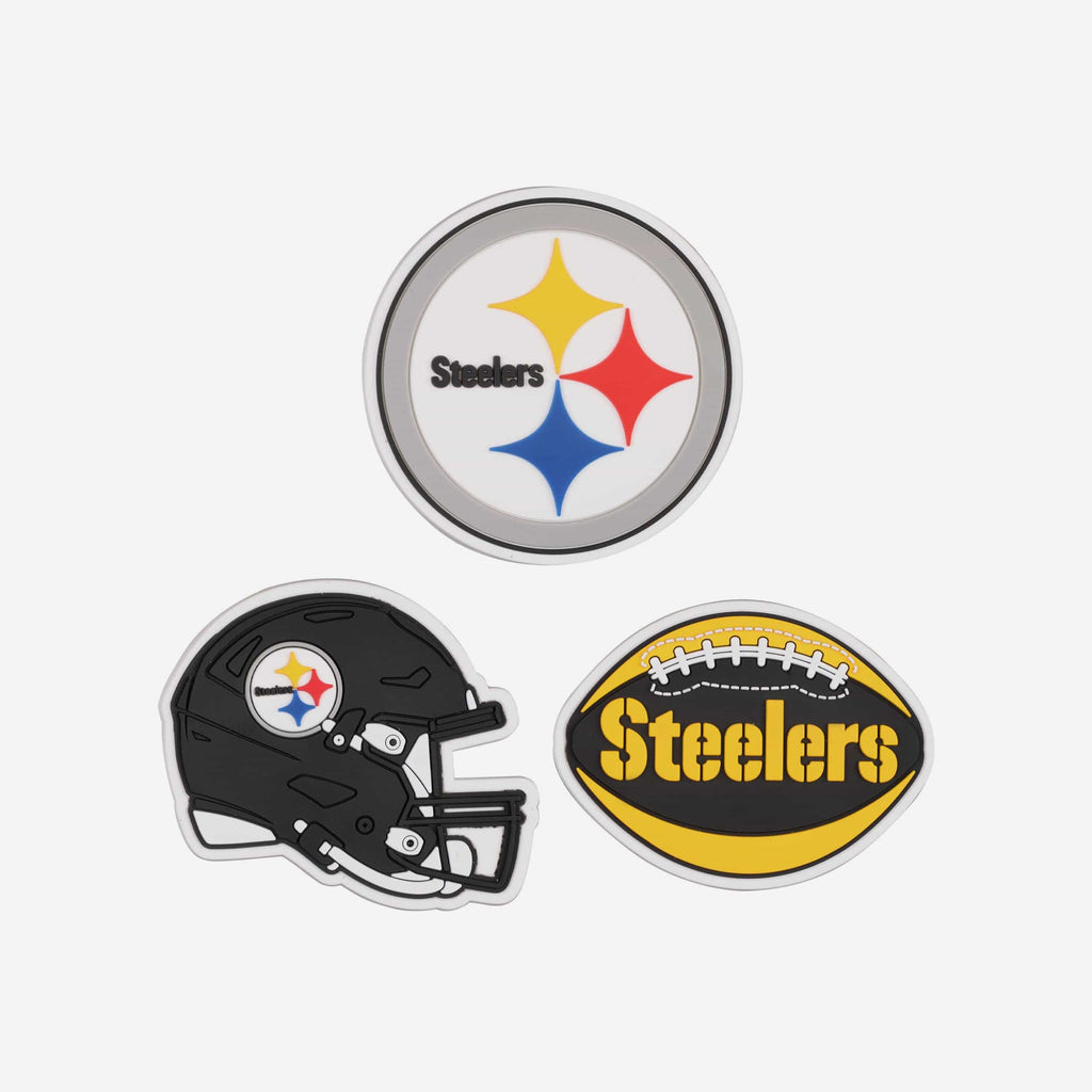 Pittsburgh Steelers 3 Pack Tailgate Tote Charms FOCO - FOCO.com