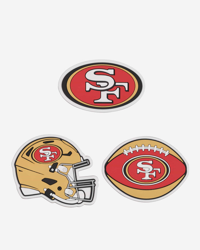 San Francisco 49ers 3 Pack Tailgate Tote Charms FOCO - FOCO.com