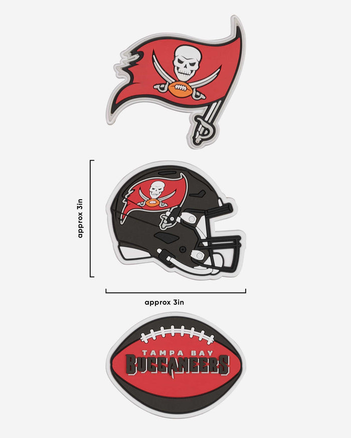 Tampa Bay Buccaneers 3 Pack Tailgate Tote Charms FOCO - FOCO.com