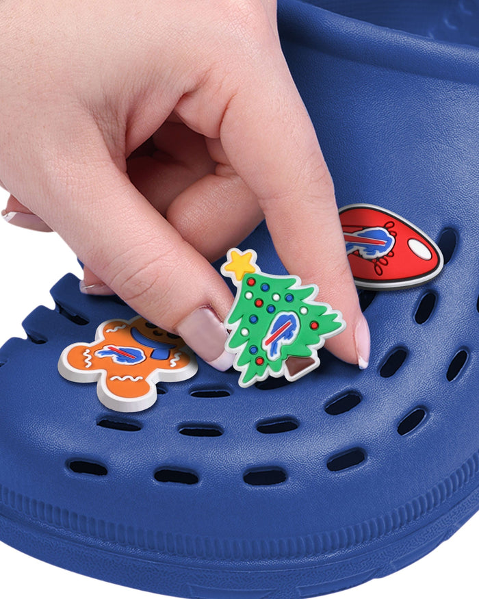 Buffalo Bills 6 Pack Holiday Team Clog Charms FOCO - FOCO.com