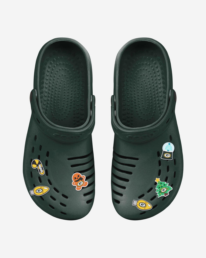 Green Bay Packers 6 Pack Holiday Team Clog Charms FOCO - FOCO.com
