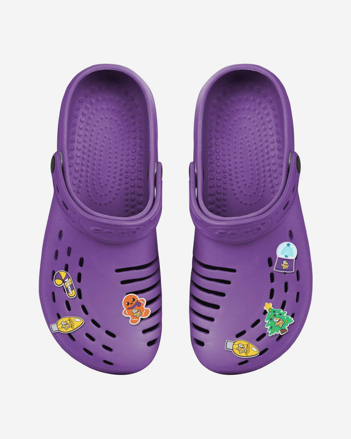 Minnesota Vikings 6 Pack Holiday Team Clog Charms FOCO - FOCO.com