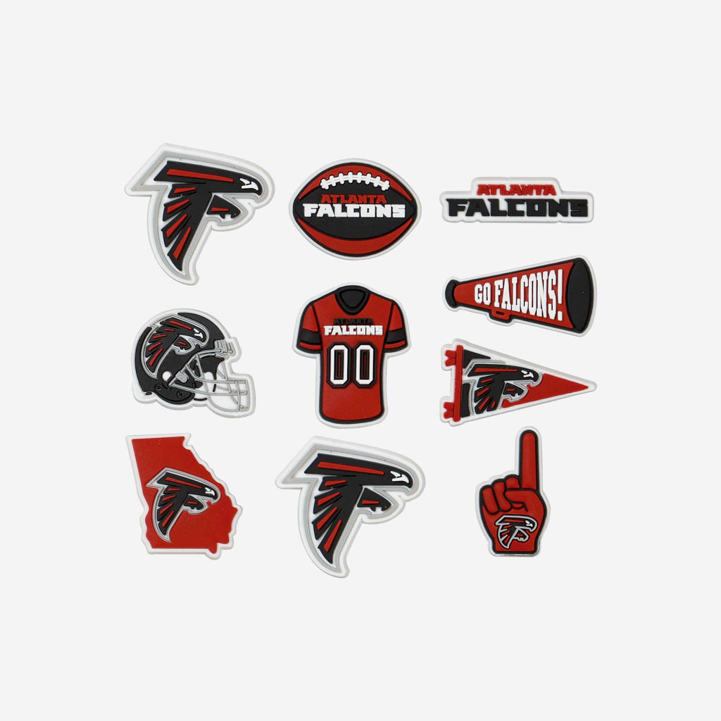 Atlanta Falcons 10 Pack Team Clog Charms FOCO - FOCO.com