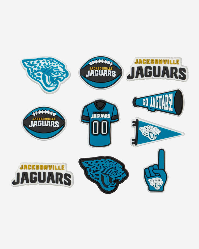 Jacksonville Jaguars 10 Pack Team Clog Charms FOCO - FOCO.com