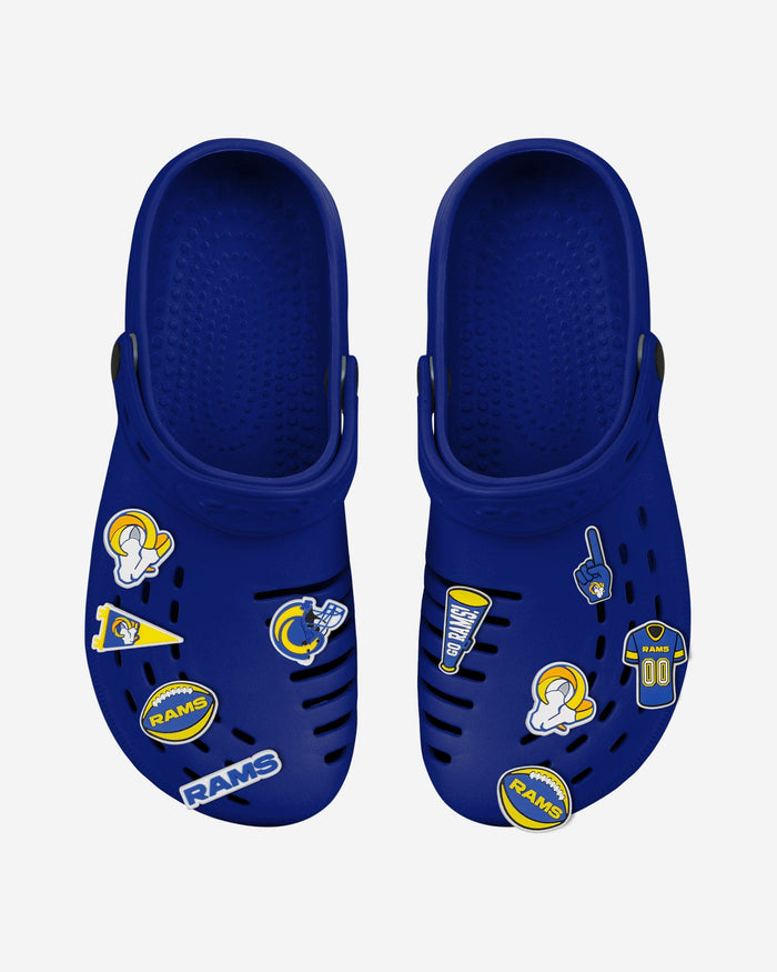 La Rams Clogs Los Angeles Rams 10 Pack Team Clog Charms FOCO