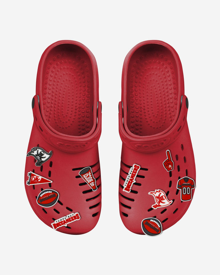 Tampa Bay Buccaneers 10 Pack Team Clog Charms FOCO - FOCO.com